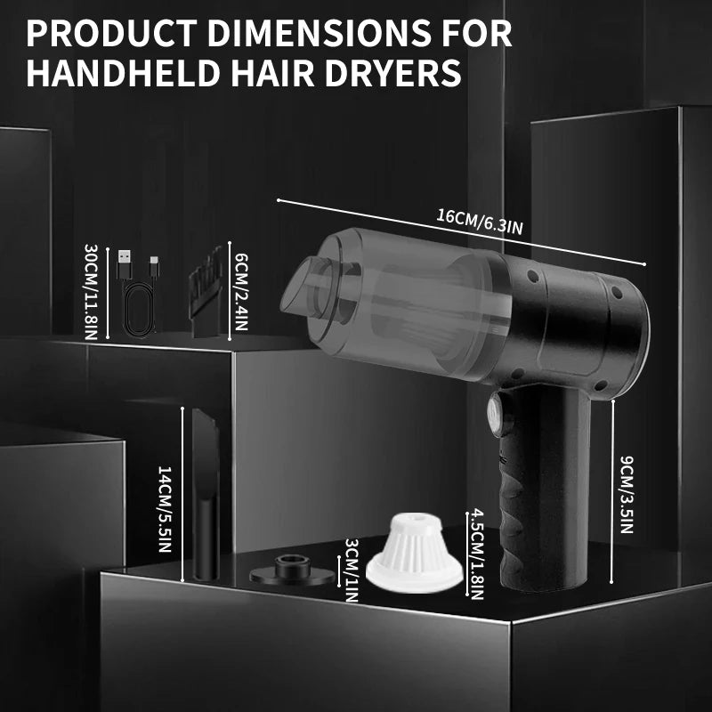Hot-selling portable wireless mini car vacuum cleaner multifunctional hand-held rechargeable vacuum cleaner car home two-in-one